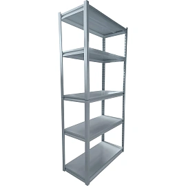 Стеллаж металический серый 5 полок 900х400х1830 мм