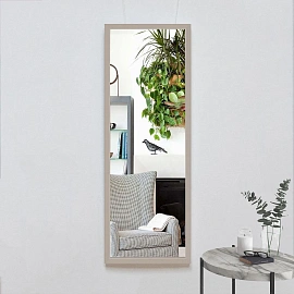 Зеркало МИР_Комус Мебель в раме  ПЛС 300х900 (КС365004003) коричневый