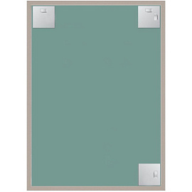 Зеркало настенное Комус Мебель (коричневый, 540х740 мм)