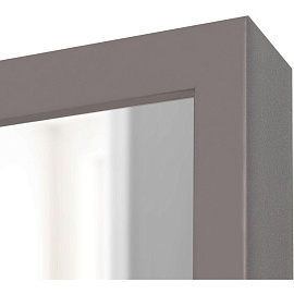 Зеркало настенное Комус Мебель (тёмно-серый, 340х940 мм)