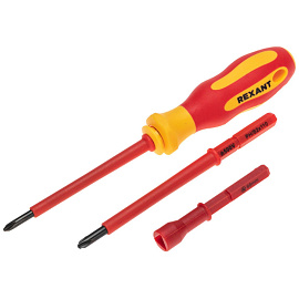 Набор отвёрток Rexant с торцевыми головками (14 штук, 12-4773-3)