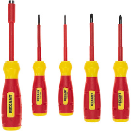 Набор отвёрток Rexant с битами и торцевыми головками (76 штук, 12-4771-3)