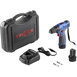 Дрель-шуруповёрт аккумуляторная Триггер 20101 (тов-181555) фото Дрель-шуруповёрт аккумуляторная Триггер 20101 (тов-181555)