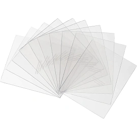 Стёкла для маски сварщика защитные внешние TOPFORT 115x95 мм (10 штук в упаковке)