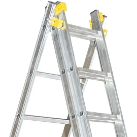 Лестница Tarko алюминиевая трёхсекционная 3x27 ступеней (SKALA 01309)