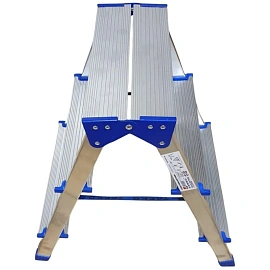 Стремянка алюминиевая двусторонняя Tarko 2x3 ступени (T04203)