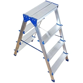 Стремянка алюминиевая двусторонняя 2х4 ступени Tarko (T04204)