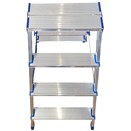 Стремянка алюминиевая двусторонняя 2х4 ступени Tarko (T04204)