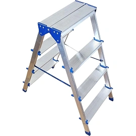 Стремянка алюминиевая двусторонняя 2х4 ступени Tarko (T04204)