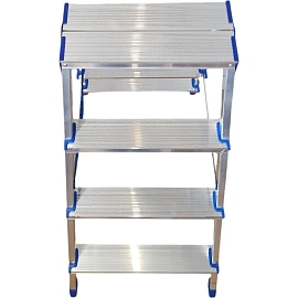 Стремянка алюминиевая двусторонняя 2х4 ступени Tarko (T04204)