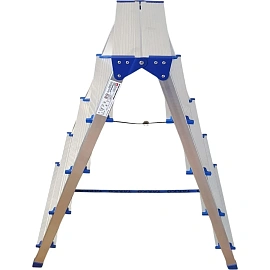 Стремянка алюминиевая двусторонняя 2х5 ступеней Tarko (T04205)