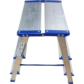 Стремянка алюминиевая двусторонняя 2х2 ступени Tarko (T-14202)