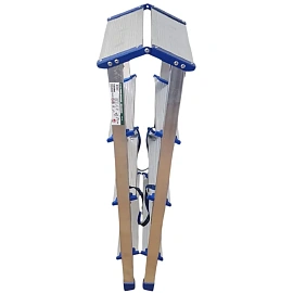 Стремянка алюминиевая двусторонняя 2х4 ступени Tarko (T-14204)