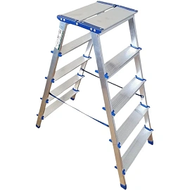 Стремянка алюминиевая двусторонняя 2х5 ступеней Tarko (T-14205)