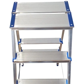 Стремянка алюминиевая двусторонняя 2х5 ступеней Tarko (T-14205)