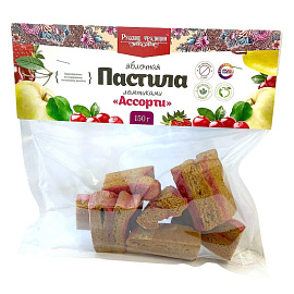 Пастила Русские Традиции яблоко, клюква, вишня, клубника 150 г
