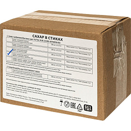 Сахар порционный Дядя Тула с корицей 1 кг (200 стиков в упаковке) фото Сахар порционный Дядя Тула с корицей 1 кг (200 стиков в упаковке)
