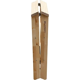 Стремянка деревянная двусторонняя 2х3 ступени Алюмет (WDS3203)