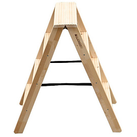 Стремянка деревянная двусторонняя 2х4 ступени Алюмет (WDS3204)