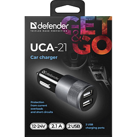 Зарядное устройство Defender ЗУ UCA-21 USB (83821)