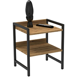 Тумба прикроватная Комус Мебель Онега-12 (дуб вотан, 425х350х500 мм)