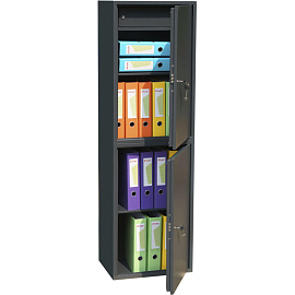 Шкаф для документов металлический Комус Мебель TSL-150/2M 1500x460x340 фото Шкаф для документов металлический Комус Мебель TSL-150/2M 1500x460x340