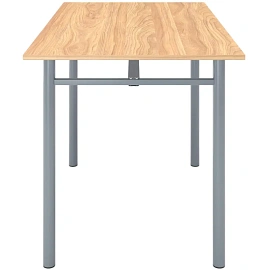 Стол обеденный MET_Комус Мебель Well 1200х700 дуб урбан/серый