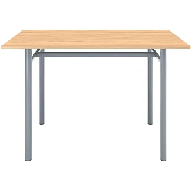 Стол обеденный MET_Комус Мебель Well 1200х700 дуб урбан/серый