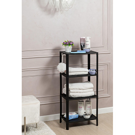 Этажёрка VIKEA 786407 (чёрный, 445х295х1005 мм)