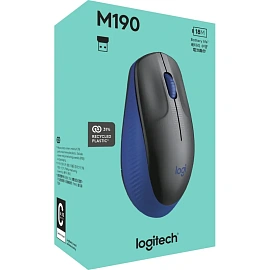 Мышь беспроводная Logitech 910-005907 синяя/чёрная