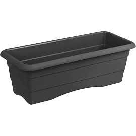 Ящик балконный Гарден №2 графит 47x21.5x17 см