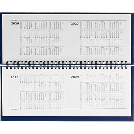 Планинг датированный 2026, Выбор есть, 130x305, 64л, бумвинил синий