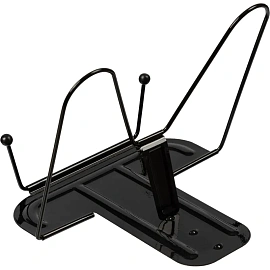 Подставка для книг Глобус металлическая чёрная 270x211 мм