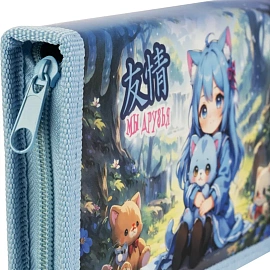 Пенал односекционный Оникс Аниме малышка