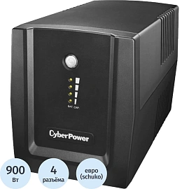 ИБП CyberPower UT1500EG лин.-инт., 1500ВА/900Вт 4xEURO