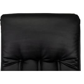 Кресло VB_ Бюрократ T-9932Walnut черный эко.кожа крестов. металл/дерево