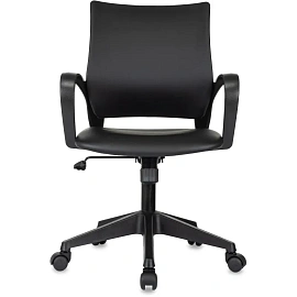 Кресло для оператора Бюрократ CH-695N чёрное (экокожа, пластик)