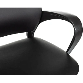 Кресло для оператора Бюрократ CH-695N чёрное (экокожа, пластик)