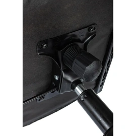 Кресло для оператора Бюрократ CH-695N чёрное (экокожа, пластик)