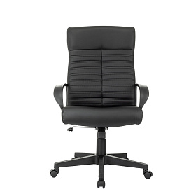 Кресло БР Комус Мебель Echair 659, экокожа, черн, пластик