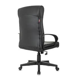 Кресло БР Комус Мебель Echair 659, экокожа, черн, пластик