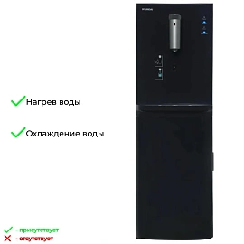 Кулер Hyundai AquaSense UV H-WD7815E напольный электронный графитовый