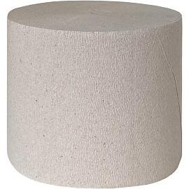 Бумага туалетная ЭКО PlusheLight 1сл,28м,серая б/втулки 48рул/уп