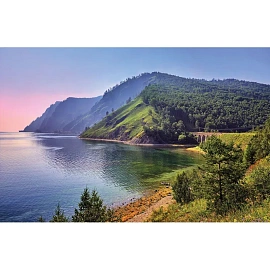 Календарь настенный 4-х блочный 2026 Пейзаж Байкал 30.5x83.5 см