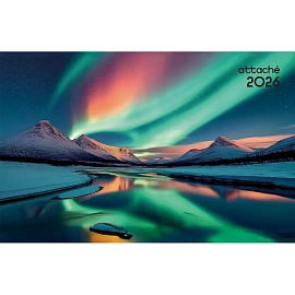 Календарь настенный 3-х блочный 2026 Яркая ночь 30.5x78 см