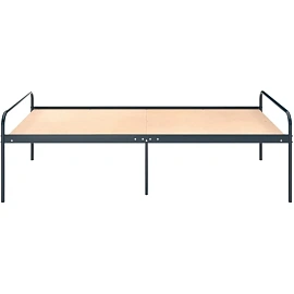 Кровать одноярусная Комус Мебель металлическая антрацит 820х596х1920 мм фото Кровать одноярусная Комус Мебель металлическая антрацит 820х596х1920 мм