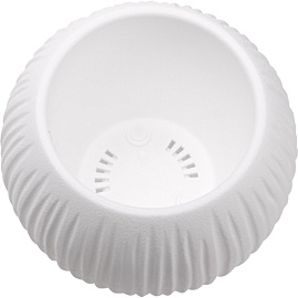 Кашпо с поддоном La decoro Сфера 1.7 л белое (16x14 см)