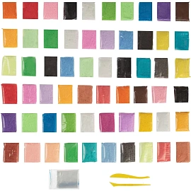 Воздушный пластилин ClayFan 48 цветов 480 г фото Воздушный пластилин ClayFan 48 цветов 480 г