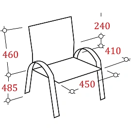 Стул UP_Echair Честер каркас хром кз бежевый фото Стул UP_Echair Честер каркас хром кз бежевый