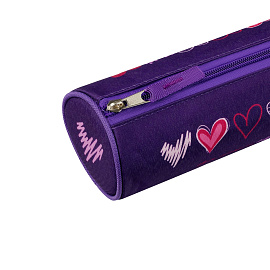 Пенал 210*80 ArtSpace "Loving hearts", тубус, полиэстер